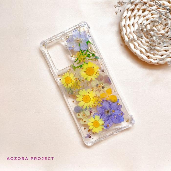 Gambar Custom Real Pressed Flower Dried Phone Case / Casing Hp Flower Dry Pre - Baby Breath, Case Only dari Aozora Project undefined Tokopedia