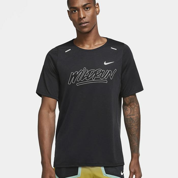 Nike Dri Fit Mens Nike Wild Run Nike Running Wild T Shirt