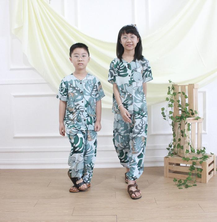 Gambar Danate GENKI Setelan Baju Anak Laki Perempuan Rayon Motif - GENKI 01, 4 dari danateofficial undefined Tokopedia