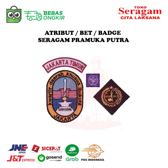 Gambar Atribut / Bet / Badge / Tanda Pengenal Bordir Seragam Pramuka - Putra dari seragamcitalaksana undefined Tokopedia
