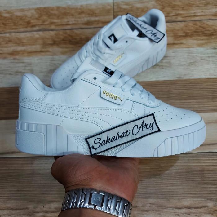 puma cali triple white