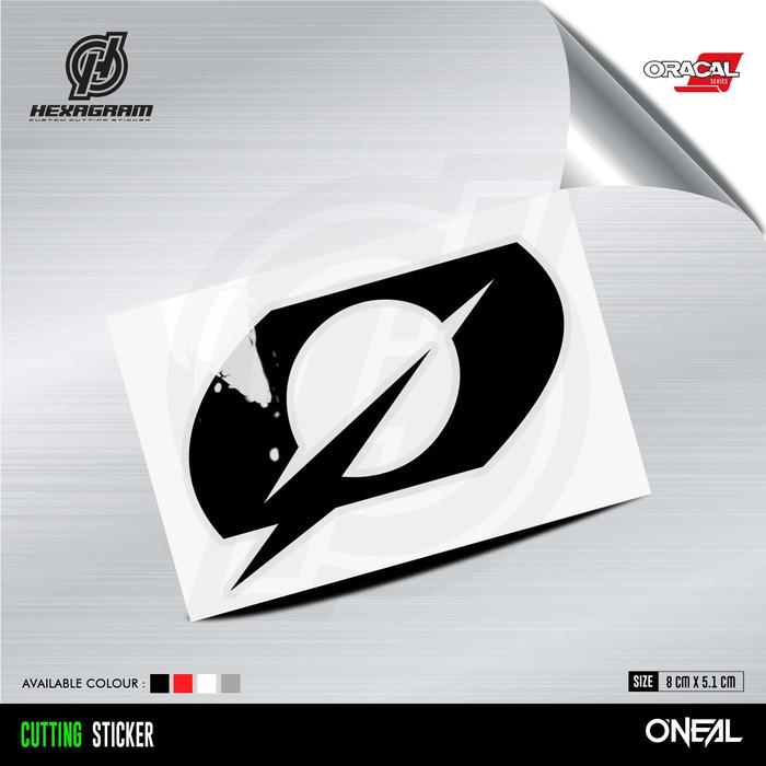 Gambar Cutting Sticker Helmet ONEAL Logo | Stiker Helm Logo ONEAL - Hitam dari Hexagram Stiker undefined Tokopedia