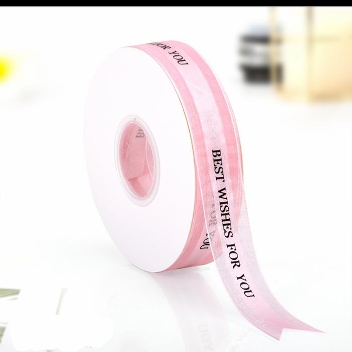 Gambar pita kue pita kado pita cake Pita Best Wishes For You - pink dari Cahaya Kumala Fashion undefined Tokopedia