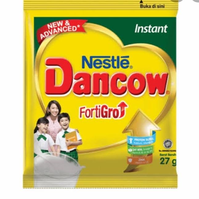 Gambar Nestle Dancow Fortigro Instant 27 Gram | 1 Renceng Isi 10 Pcs dari J&#39;Beverage Store undefined Tokopedia