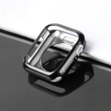 Gambar Case silicone kompatibel untuk Apple Watch Series 4 iWatch IWO 11 12 13 14 38m 40mm 41mm 42mm 44mm 45mm 49mm 40mm Casing Rubber Soft TPU Pelindung Jam Tangan Smartwatch Anti Gores Anti Bentur Desain Elegan Sporty Stylish Cowok Cewek Full Cover Aksesoris - Hitam, 44mm dari Watch Company undefined Tokopedia