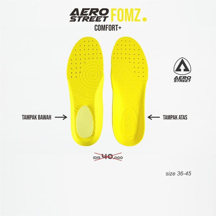 Gambar AEROSTREET FOMZ AEROFOMZ insole sol dalam sepatu foam empuk premium - Aerofomz, 43 dari BEAUTEEN STORE undefined Tokopedia