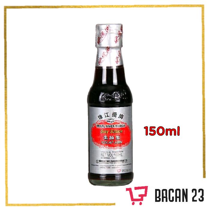 Gambar Kecap Asin - Mushroom Soy Kecap Jamur Dark Pearl River Bridge (150ml) - Soysauce (asin) dari Toko Bacan 23 undefined Tokopedia