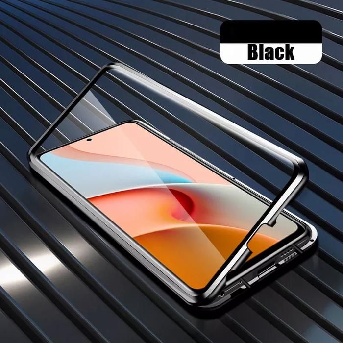 Gambar DOUBLE GLASS VIVO Y20 Y12s Y20i Y20s MAGNET MAGNETIC CASE KACA DEPAN - Hitam, Vivo Y20 dari Pinolashop undefined Tokopedia