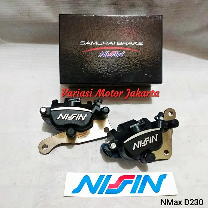 Gambar Kaliper Depan Belakang NMax Old Nissin Samurai - Hitam dari Variasi Motor Jakarta undefined Tokopedia