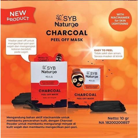 Gambar SYB NATUR90 Peel Off Mask | SYB Masker 1 SACHET - Charcoal1SACHET dari POVSTOREID undefined Tokopedia