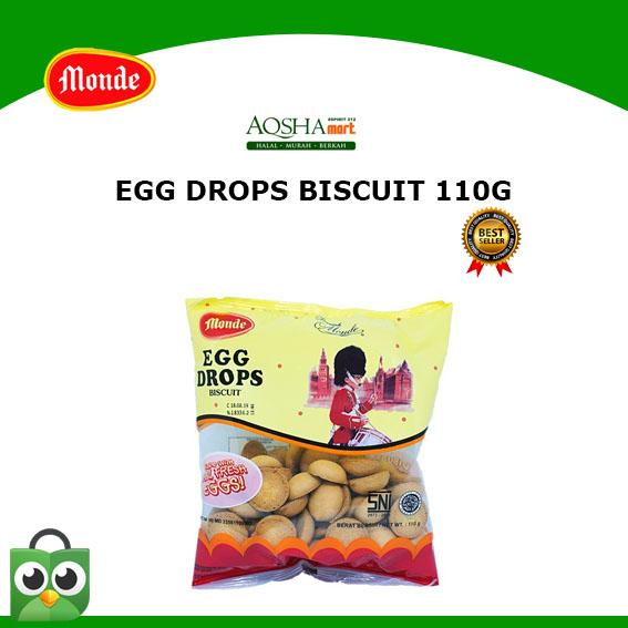 Gambar MONDE EGG DROPS BISCUIT MADE WITH FRESH EGG BISKUIT TELUR 110G dari Aqsha mart undefined Tokopedia