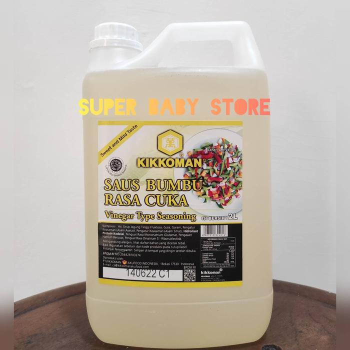 Gambar Kikkoman Vinegar Sauce - Bumbu Cuka Sushi 2 liter HALAL dari SuperBabyStores undefined Tokopedia