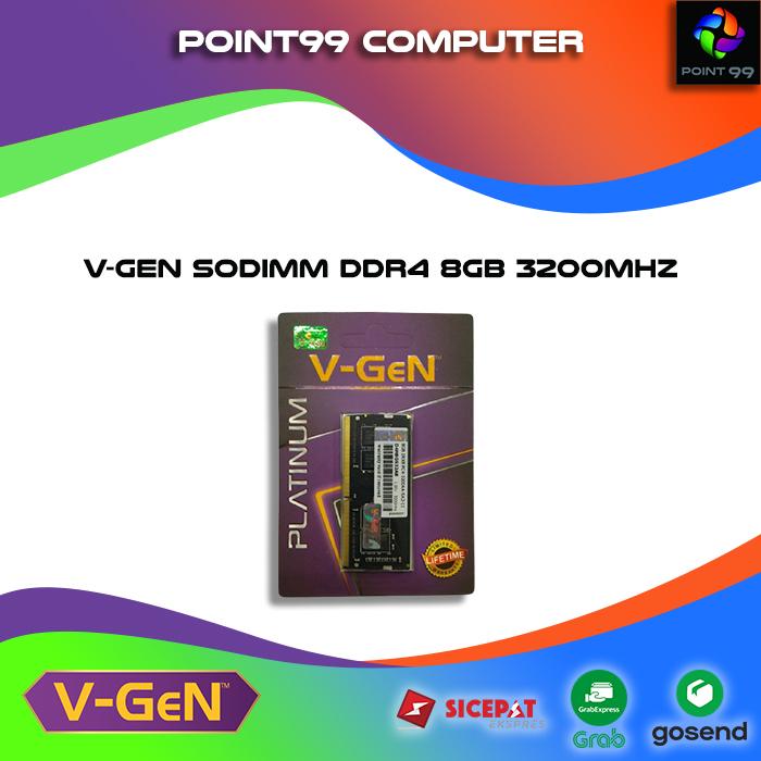 Jual VGEN SODIMM DDR4 8GB PC-25600 3200Mhz RAM LAPTOP GB V-GeN