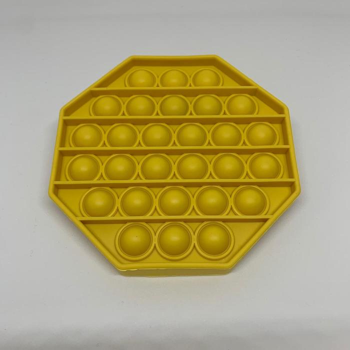 Gambar Mainan Pop It Bubble Wrap Sensory Toy HEKSAGON Popit Silicone - Kuning dari cuansob undefined Tokopedia