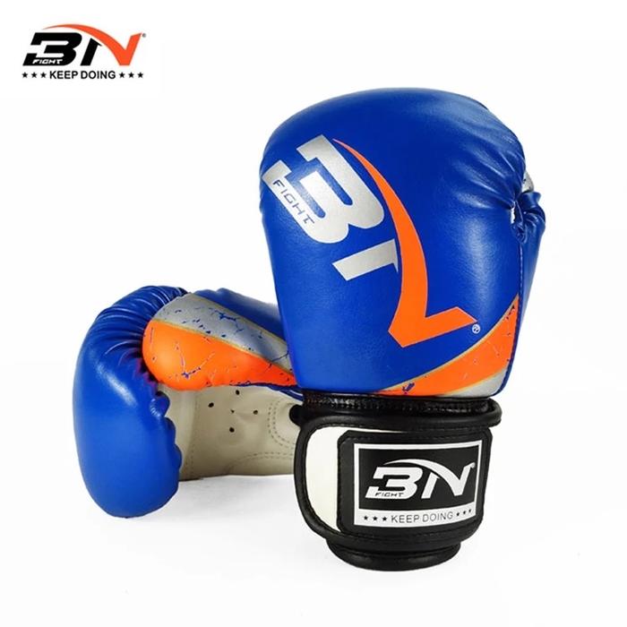 Gambar Sarung tinju Anak BN Original / gloves boxing muaythai glove tinju BN - Biru, 6 oz dari Jakarta Boxing INA undefined Tokopedia