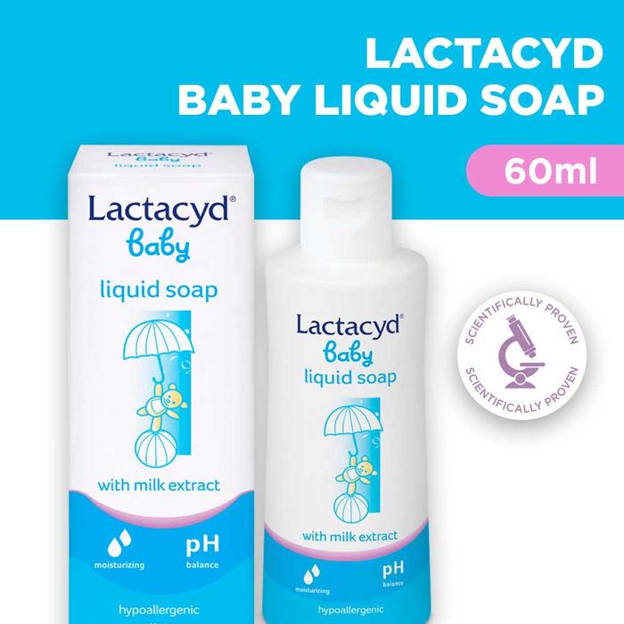 Jual LACTACYD BABY liquid Soap 60 ml Kota Makassar