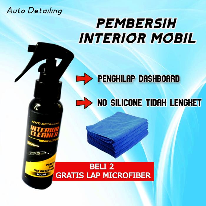 Gambar Interior Cleaner / Pembersih Interior Mobil / Pembersih Jok Mobil - Interior 100ml dari one detailing undefined Tokopedia