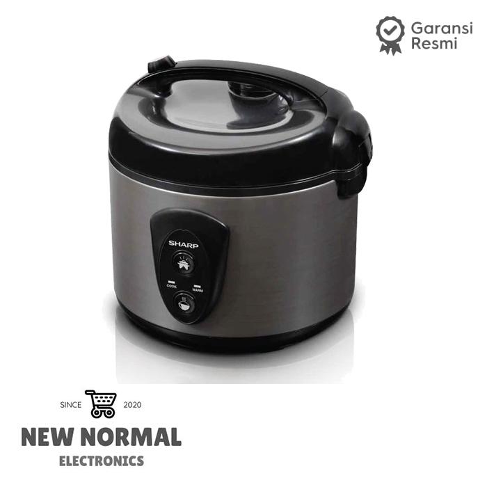 Gambar Sharp Rice Cooker 1,8L 390Watt KS-N18MG-BL/RD/SL - Hitam dari NEW NORMAL ELECTRONIC undefined Tokopedia