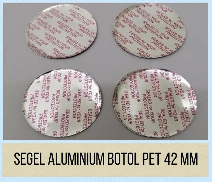Gambar Segel Aluminium Foil Untuk Botol PET 42 mm - 10 pack(1k pcs) dari Toko Segel Aluminium undefined Tokopedia