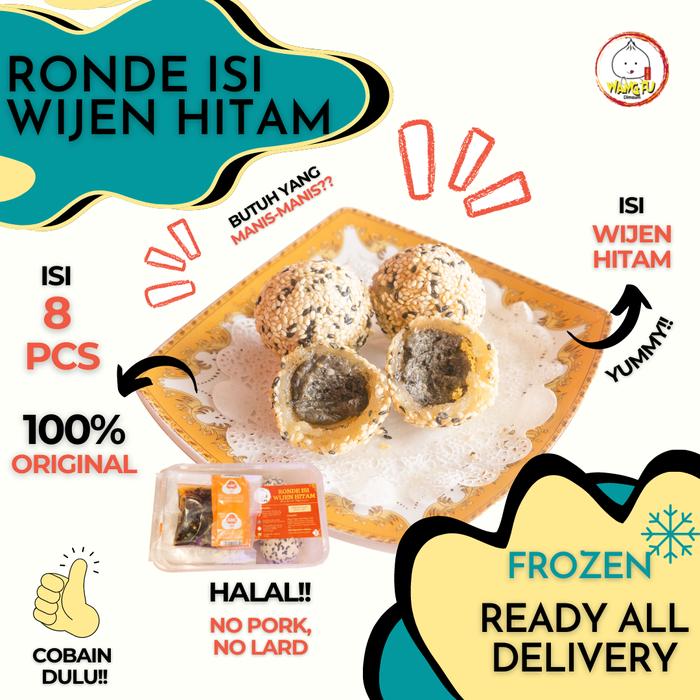 Gambar Onde Isi Wijen Hitam FROZEN Dimsum WANGFU HALAL / Ronde Crispy Garing dari WANGFU DIMSUM undefined Tokopedia