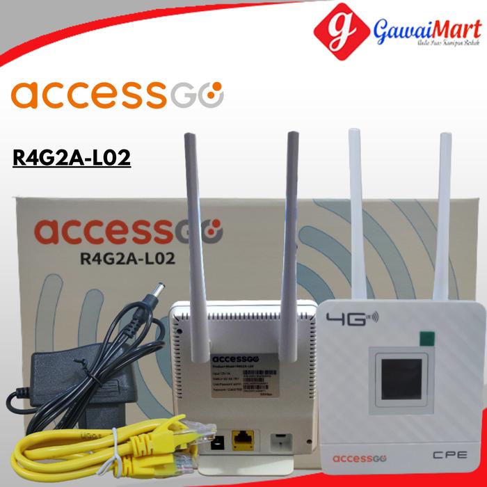 Gambar MODEM ROUTER WIFI ACCESSGO 4G LTE UNLOCK ALL OPERATOR - R4G2A-L02 dari Gawai Mart undefined Tokopedia