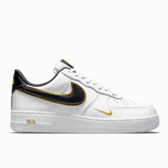 Promo Nike Air Force Double Swoosh Gold White Black 41 di Headers Id  Tokopedia