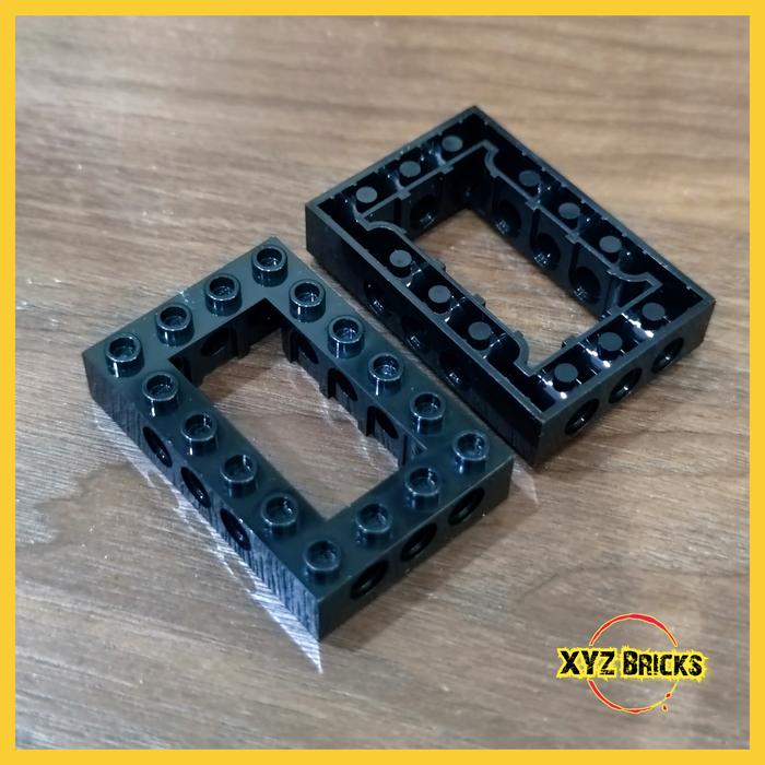 Gambar LEGO PARTS 4144025 - Technic Brick 4x6 Dia 4.85 Black dari XYZ Bricks undefined Tokopedia