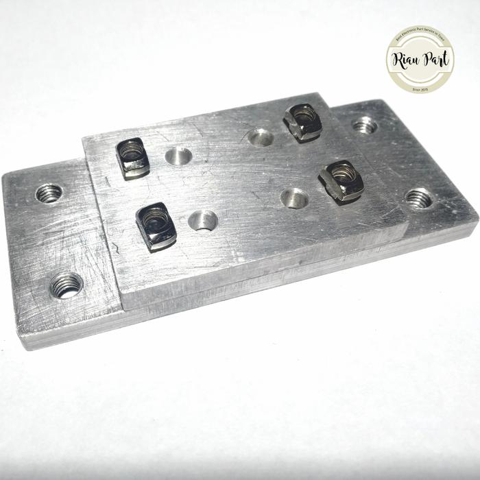 Gambar Adaptor klem bracket spindle untuk z Axis aluminium 2060 v-slot - aluminium, 2060 for 52mm dari RIAUPART CNC undefined Tokopedia
