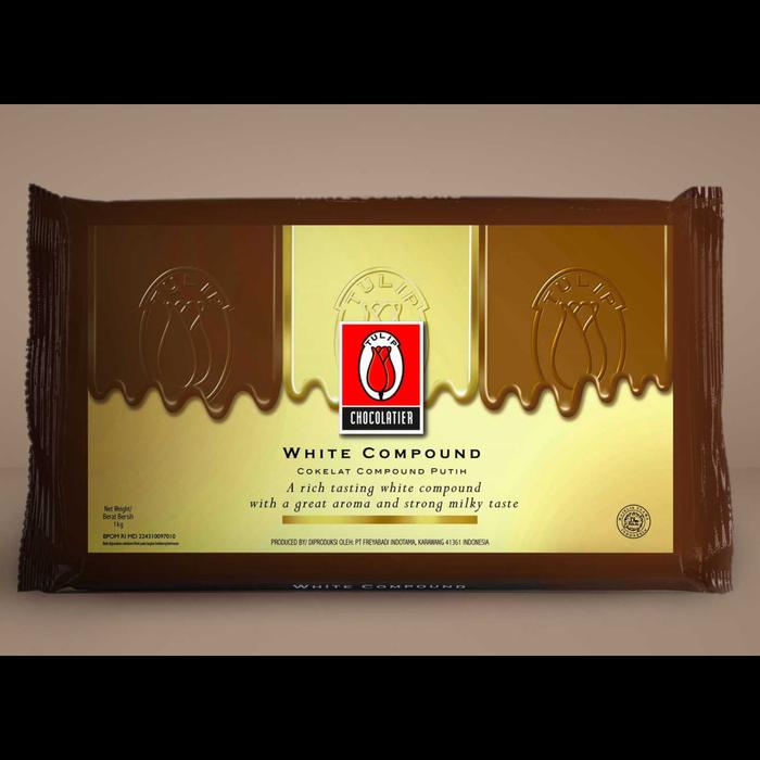 Gambar Chocolate Cokelat Coklat Batang Batangan TULIP Compound 1kg 1 kg - White dari Rumah Boga_NEW undefined 3 Tokopedia