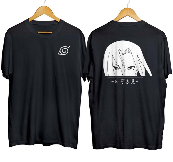 Gambar Kaos distro anime TSUNADE PEEKER - NARUTO SHIPPUDEN - HITAM V2, XXL dari mangjapan undefined Tokopedia
