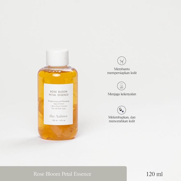 Gambar the Aubree ROSE BLOOM PETAL ESSENCE 120ml dari Aubree skin jakarta undefined Tokopedia