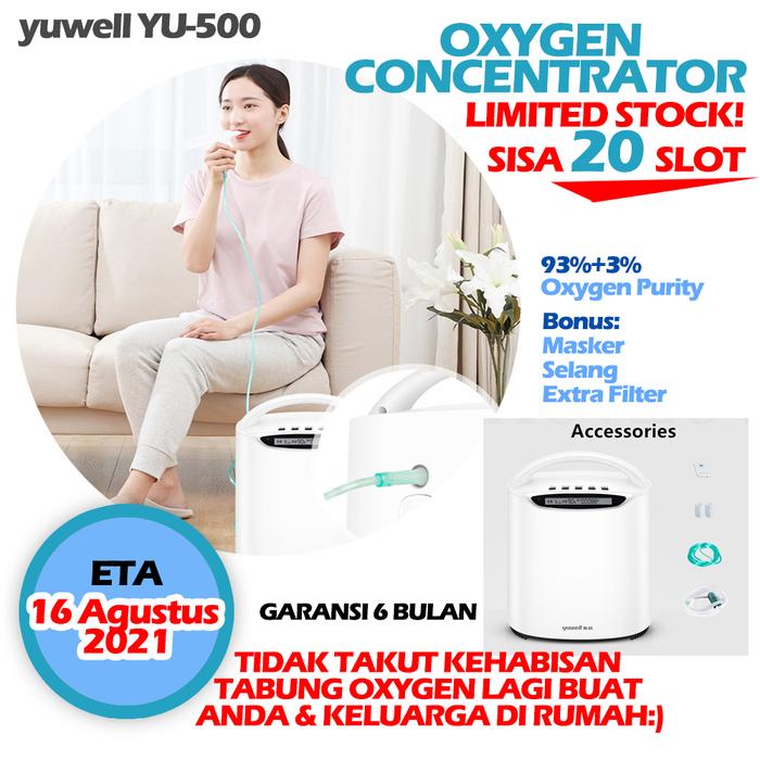 Gambar (DP) YUWELL YU-500 - ETA 16 AGUSTUS 2021 - Oxygen Concentrator 93% dari Jawara Alat Kesehatan undefined Tokopedia