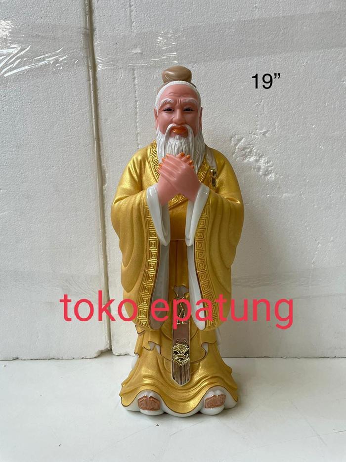 Gambar patung dewa rupang dewa kong hu zu kong hu cu mamer 19 inch dari toko epatung undefined Tokopedia