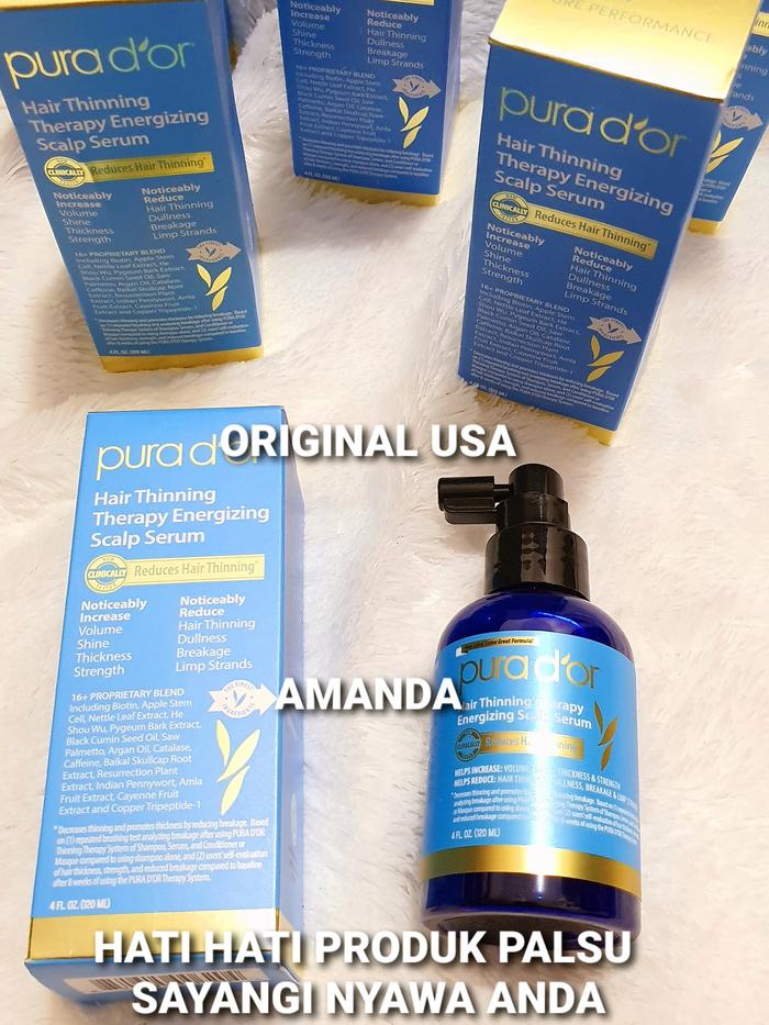 Gambar Pura Dor Purador Pura D'or Hair Thinning Therapy Energizing Serum dari Amanda Beauty Care shop 888 undefined Tokopedia