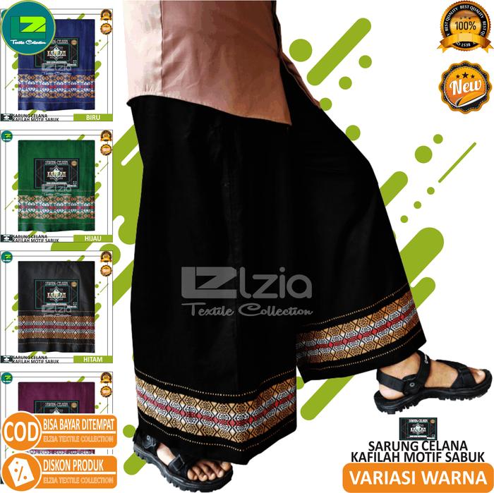 Gambar SARUNG CELANA DEWASA KAFILAH MOTIF SABUK POLOS dari Elzia Textile Collection undefined Tokopedia
