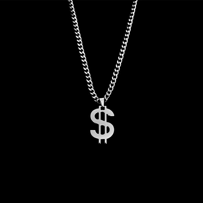 Uang Dollar $ Money Necklace Pria 