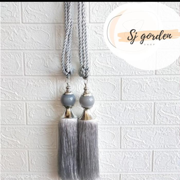Gambar TALI TASEL PRINCES/ TASEL GORDEN JUMBO - Silver dari SJ gorden_NEW undefined Tokopedia