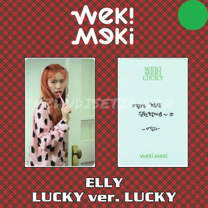 Gambar Photocard Weki Meki Elly - Hijau dari Hikoukigumo undefined Tokopedia
