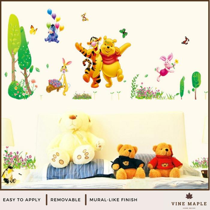 Gambar VineMaple Cartoon, Superhero & Music - Stiker Dinding / Wall Sticker - E - 60x90cm dari Vine Maple Home Decor undefined Tokopedia