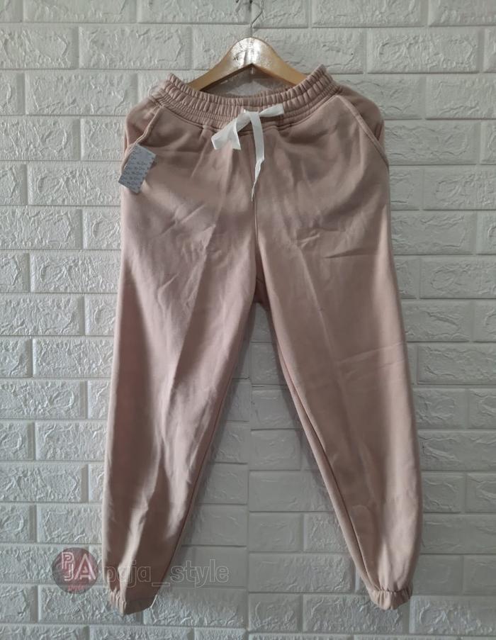 Gambar Celana Joger Training olah raga pria & wanita bawah karet-celana mumer - Putih dari PAJA-STYLE undefined Tokopedia