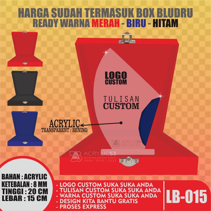 Gambar PLAKAT, PLAKAT AKRILIK, PLAKAT ACRYLIC, VANDEL, PIAGAM 20X15 + BOX L05 dari ACRYLIC 53 undefined Tokopedia