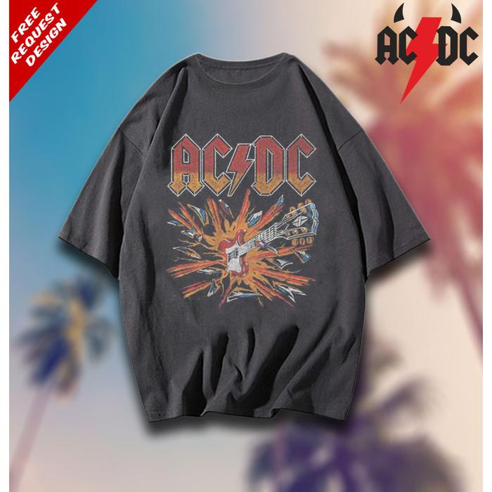 Promo Kaos Oversize Band ACDC \