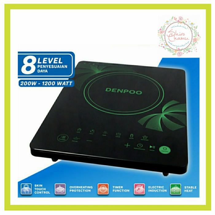 Gambar Denpoo Induction Cooker DIC200-800 / 1200 Kompor Listrik Touch Screen - 200W - 1200Watt, YES Bubble Wrap dari Phebe Lala Shop undefined Tokopedia