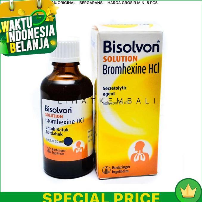 Gambar Bisolvon Solution 50ml untuk Nebulizer Pengencer Dahak Pilek Flu dari zumsh undefined Tokopedia