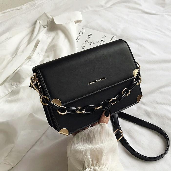Tas wanita import fashion bag terbaru Hitam