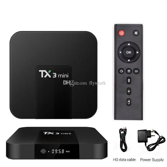 Gambar Android Tv Box TANIX TX3 mini OS 8.1 RAM 2GB ROM 16GB AMLOGIC S905W - Tanix TX3 2/16 dari Xavier Hitech undefined Tokopedia