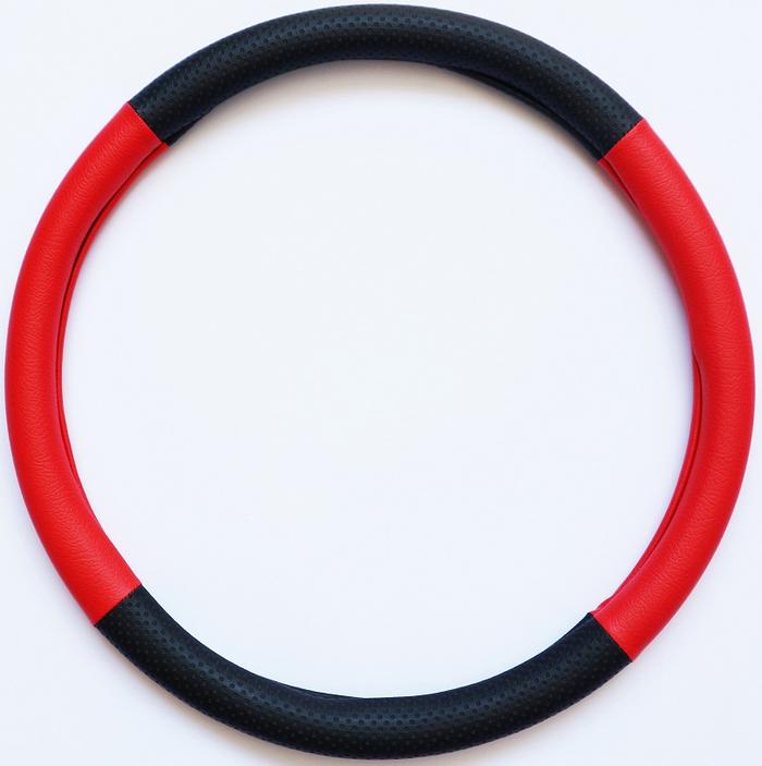 Gambar Sarung Stir Mobil / Cover Steer Universal Corolla Altis - merah hitam dari kinindo autoshop undefined Tokopedia