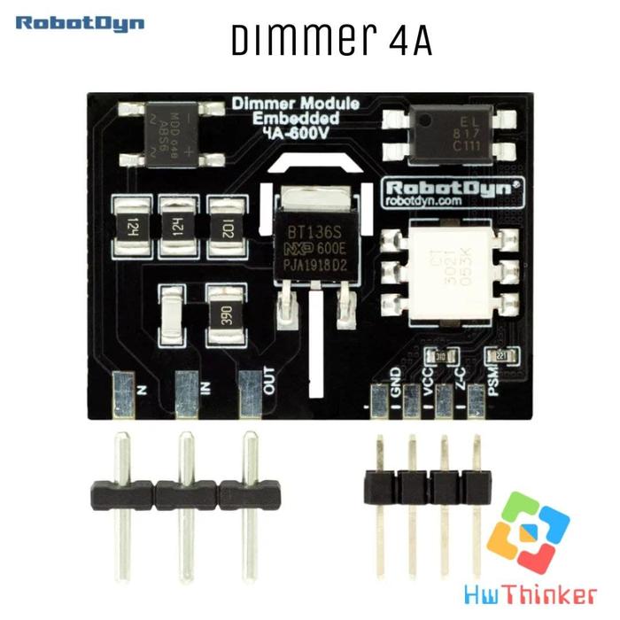 Gambar RobotDyn Embedded Dimmer Module 3.3V/5V logic 4A/16A 600V for Arduino - 4A dari HwThinker undefined Tokopedia