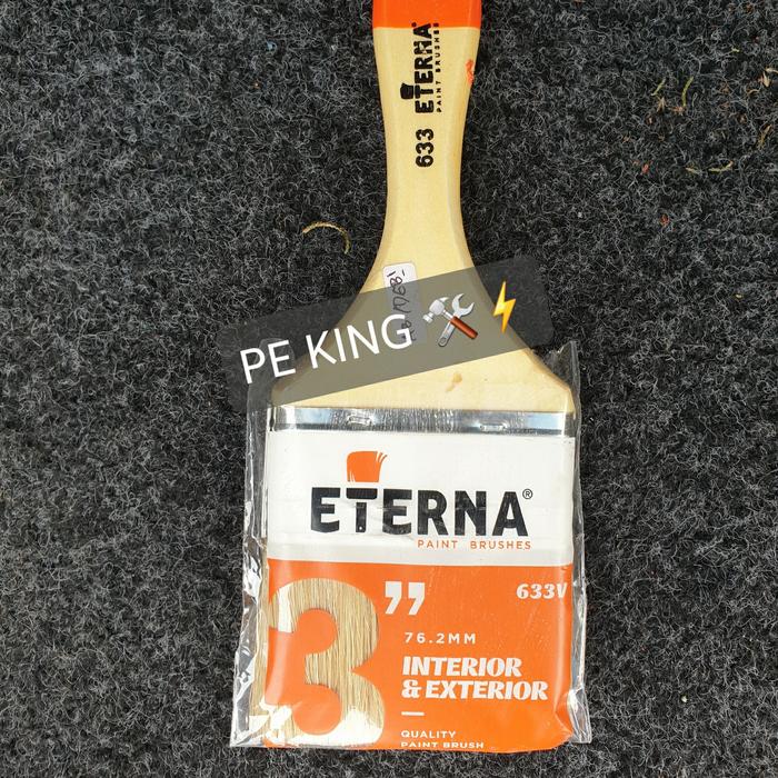 Gambar Kuas Cat Eterna 633 3" 4" 5" 6" Original 3 4 5 6 Inch Brush - 3" dari PE King Sby undefined Tokopedia