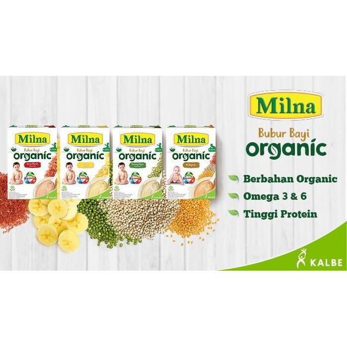 Gambar MILNA BUBUR BAYI ORGANIK - KCG HIJAU 6BLN dari claretta.bayfood undefined Tokopedia